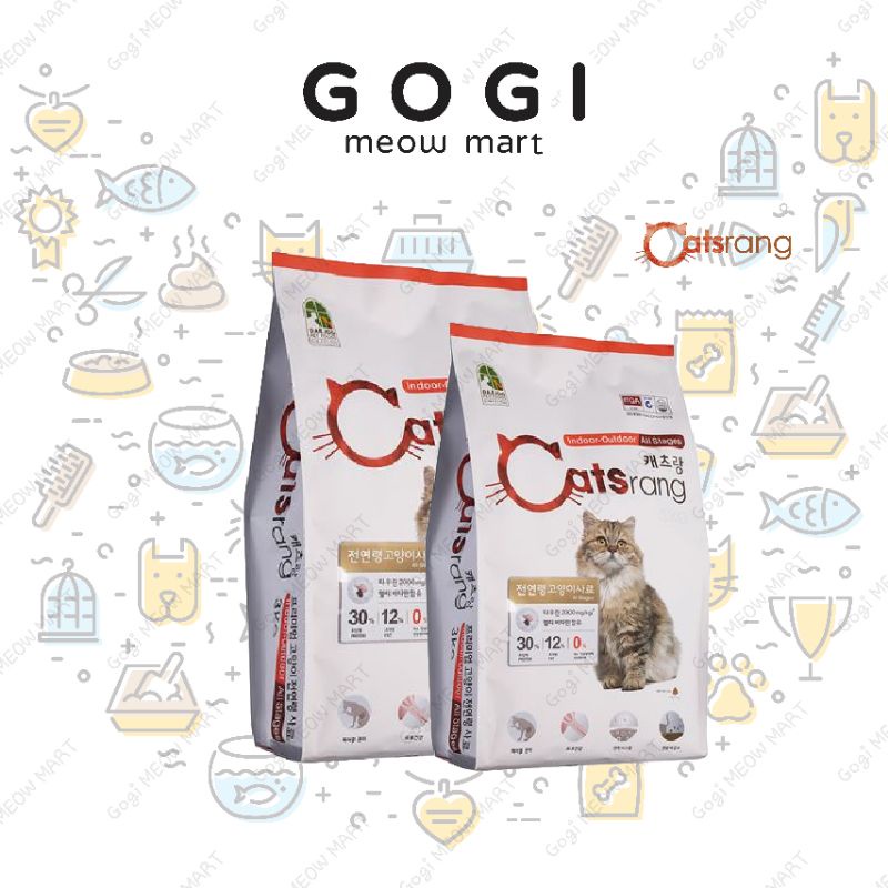 Hạt CATSRANG [400G] cho mèo mọi lứa tuổi- Thức ăn dinh dưỡng thú cưng Gogi MEOW MART