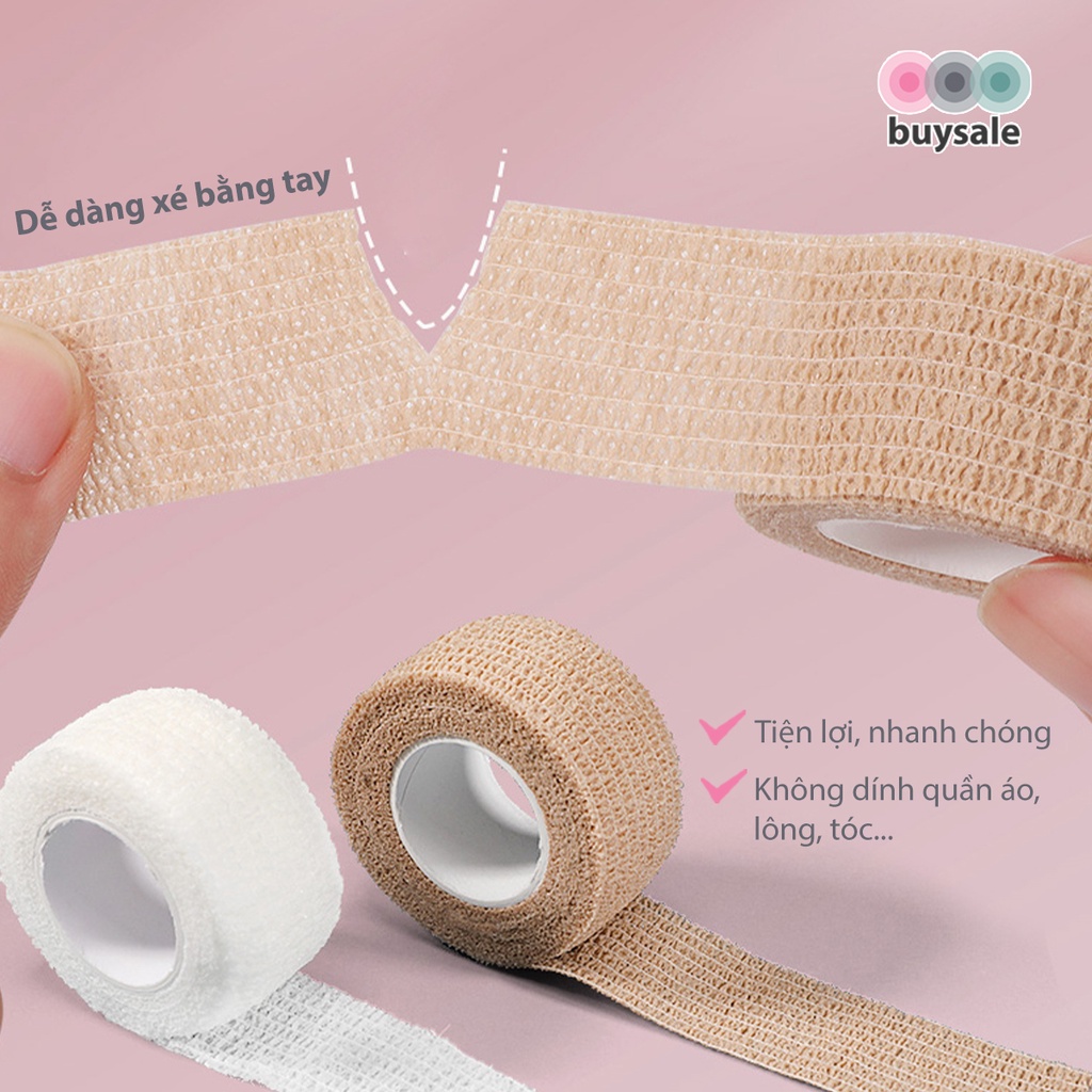 Cuộn băng quấn tự dính bảo vệ ngón tay ngón chân chống chai sần kích thước 4.5mx2.5cm - BuySales - BSPK247
