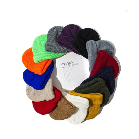 Mũ len Beanie freesize dành cho nam và nữ trơn nhiều màu MU7