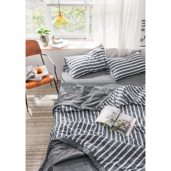 Đũi nhật chăn chần hè thu 100% cotton linen Suhali shop thoáng mát thấm hút mồ hôi cực tốt | BigBuy360 - bigbuy360.vn