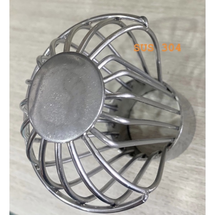 Quả cầu chắn rác inox thoát ngang phi 60 sân thượng, ban công, sàn