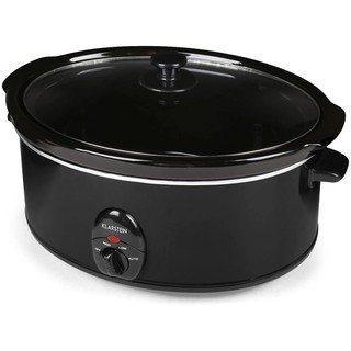 (Hàng Đức) Nồi nấu chậm slow cooker 6,5l Klarstein Bristol 65, 300W, bảng điều khiển cơ, 3 nấc hầm, có 2 màu đ