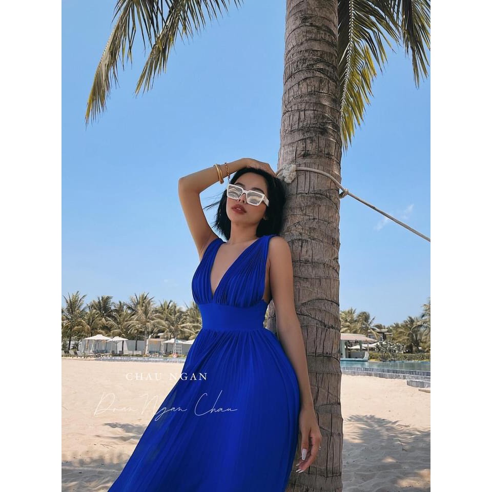 [MAXI] Đầm Maxi đi biển váy maxi dâp ly xoè có ảnh thật shop chụp | BigBuy360 - bigbuy360.vn