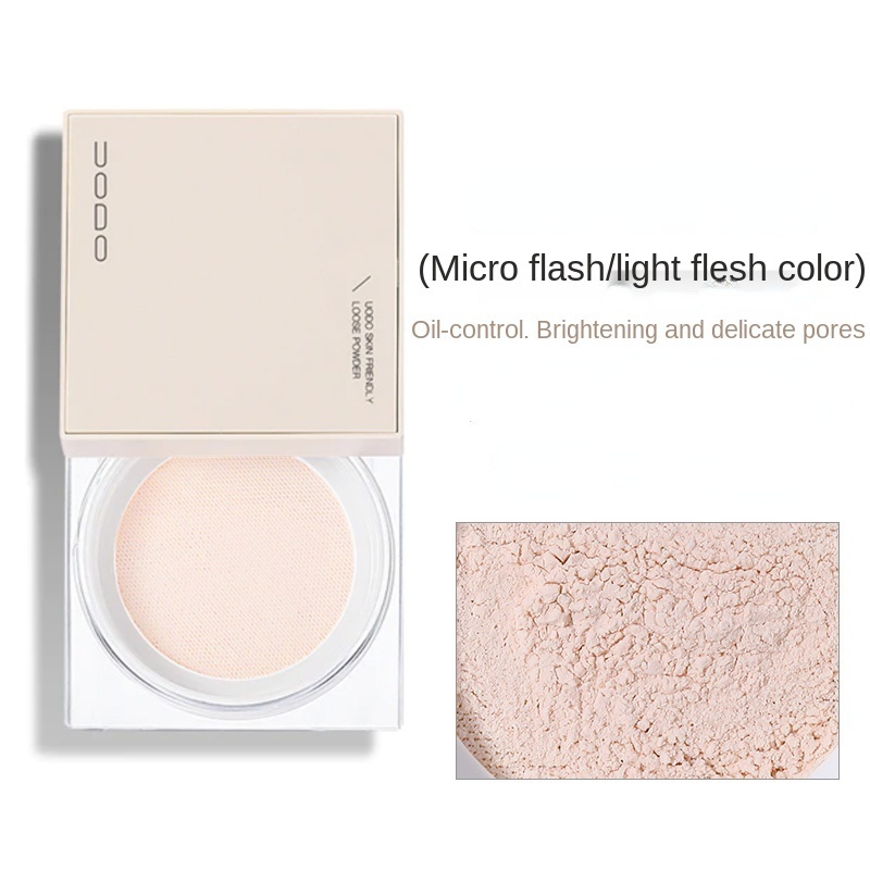 Phấn phủ Uodo che khuyết điểm lâu trôi trang điểm kháng nước chống mồ hôi không phai thích hợp cho da dầu