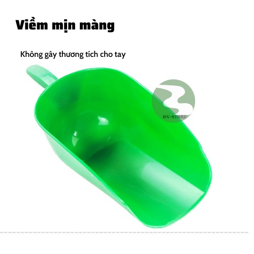 Xẻng xúc cám gáo nhựa nguyên sinh siêu dày Dương ninh XC24