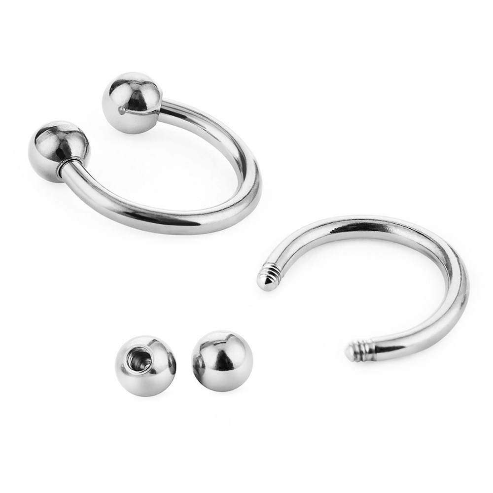 Khuyên Xỏ Cơ Thể/Mũi/Môi/Môi Bằng Thép Không Gỉ Thời Trang Cho Nam Và Nữ 16 Cái