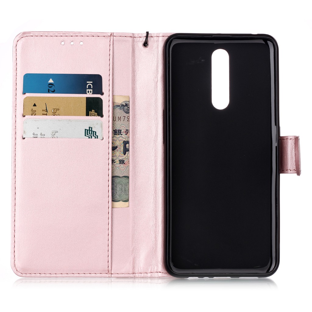 Bao da điện thoại có khe cắm thẻ dành cho oppo F11 F11pro F7 F9 | BigBuy360 - bigbuy360.vn