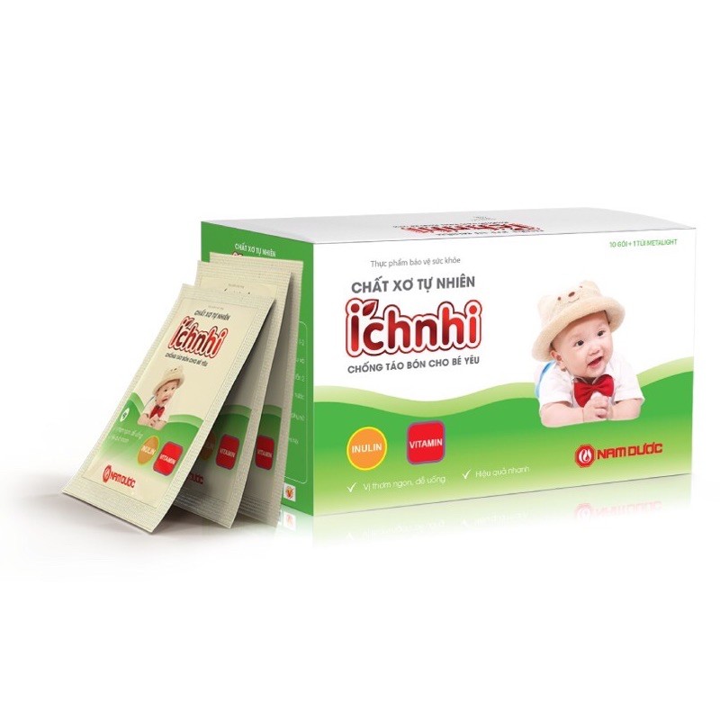 chất xơ tự nhiên ích nhi - hỗ trợ chống táo bón cho trẻ sơ sinh, trẻ nhỏ, người lớn, phụ nữ mang thai...