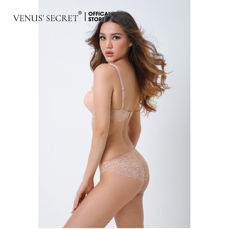 Quần lót ren nữ thời trang sexy gợi cảm, quần lót nữ kiểu full ren hoa văn VENUSSECRET | BigBuy360 - bigbuy360.vn