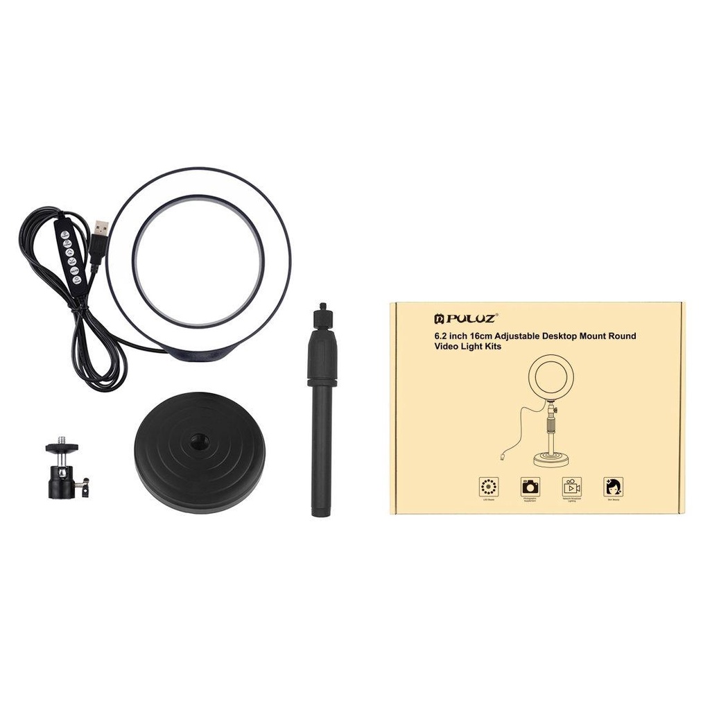 WATTLE Đèn LED Trợ Sáng Hỗ Trợ Quay Video YouTube Tik Tok