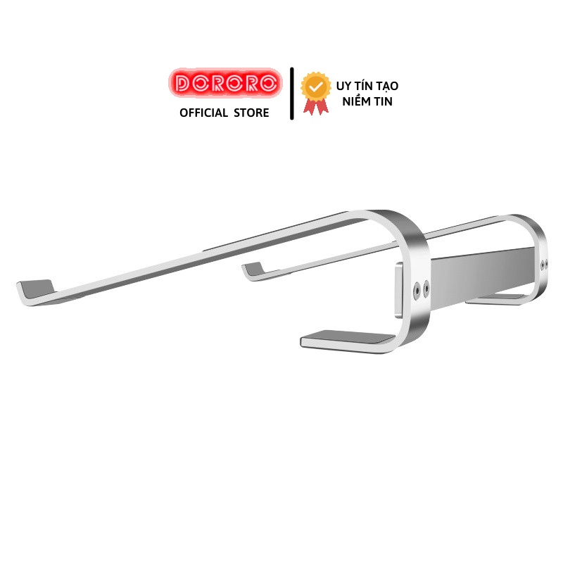 Đế đỡ Laptop tản nhiệt hợp kim nhôm cố định - Giá đỡ tản nhiệt nhôm cố định dành cho laptop macbook &lt;= 17 inch