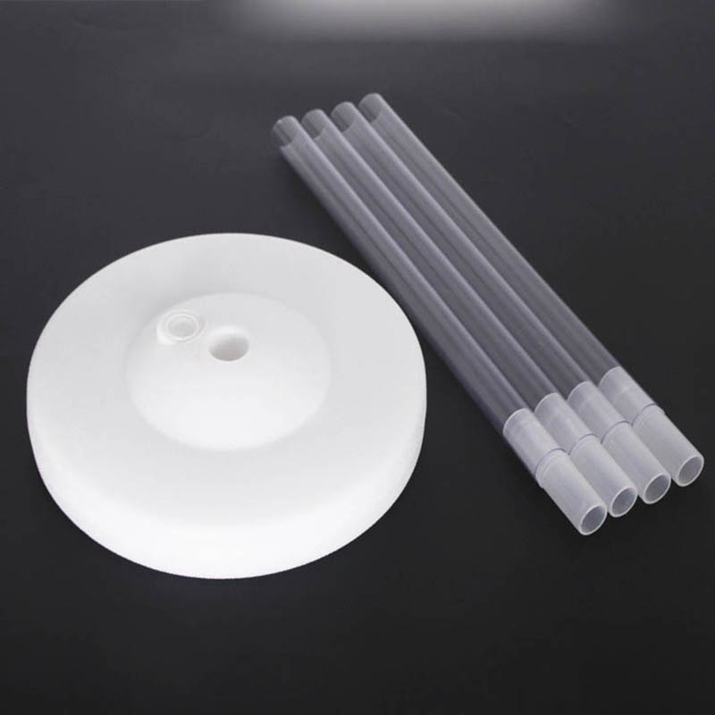 Bộ cột bong bóng 4 thanh nền trắng trang trí tiệc