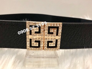 Thắt lưng nữ mặt thiết kế đính đá. MS292
