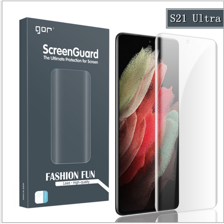 Film dẻo PPF, dán cường lực dẻo trong 3D GOR Samsung S22 Ultra / Note 20 / S21 / S20 / Note 10 Plus chính hãng GOR