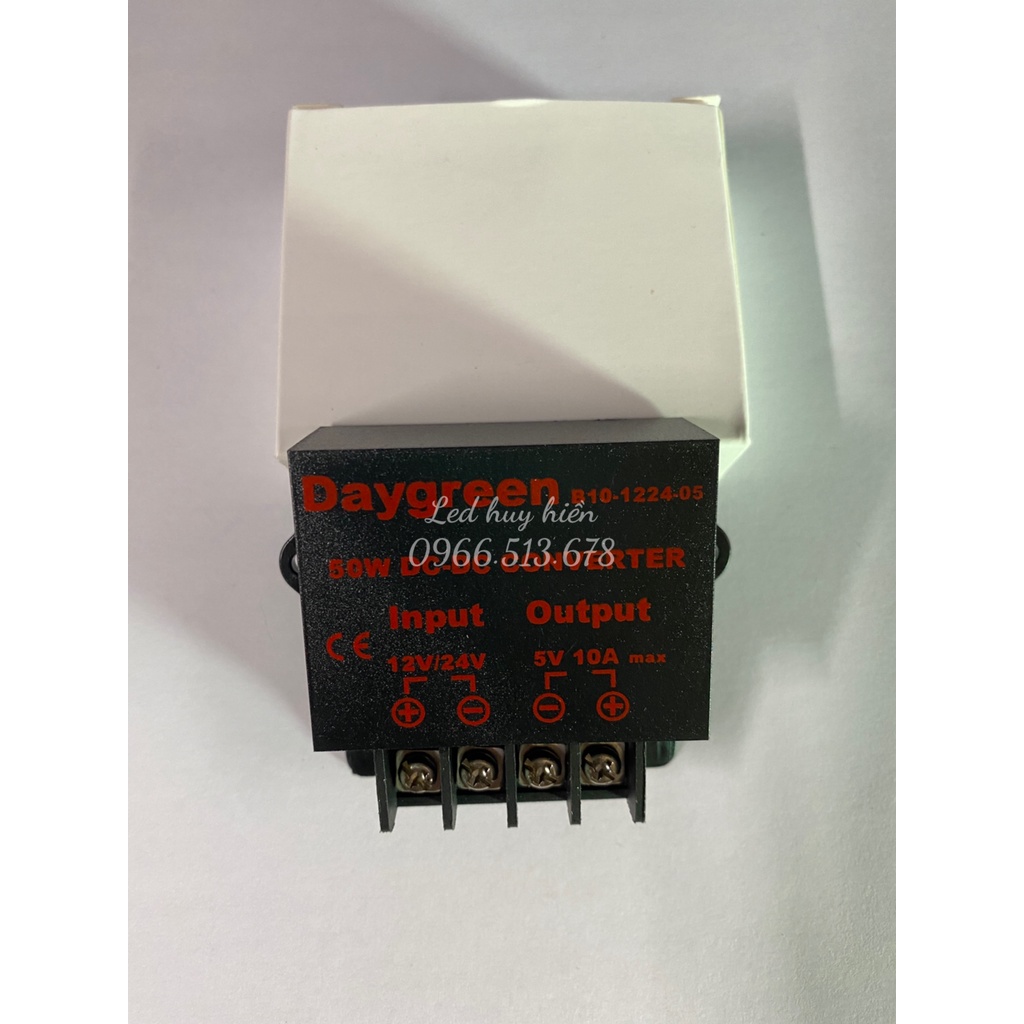 Nguồn hạ áp 5v 10A   LAVALEE chuyên ô tô