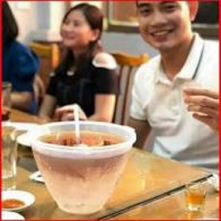 Bát rượu ướp lạnh kèm gáo múc
