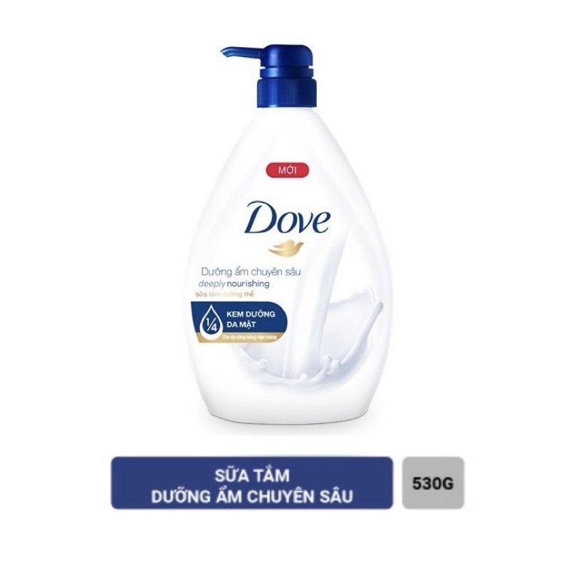 Sữa tắm dưỡng thể DOVE toàn thân 500g