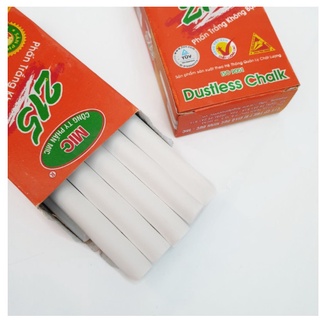 Phấn trắng viết bảng không bụi Mic hộp 10 viên