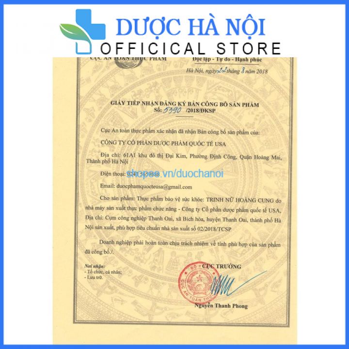 Viên uống trinh nữ hoàng cung bổ huyết điều kinh,  giảm kích u xơ tử cung, u nang buồng trứng, u xơ tuyến tiền liệt – Hộ