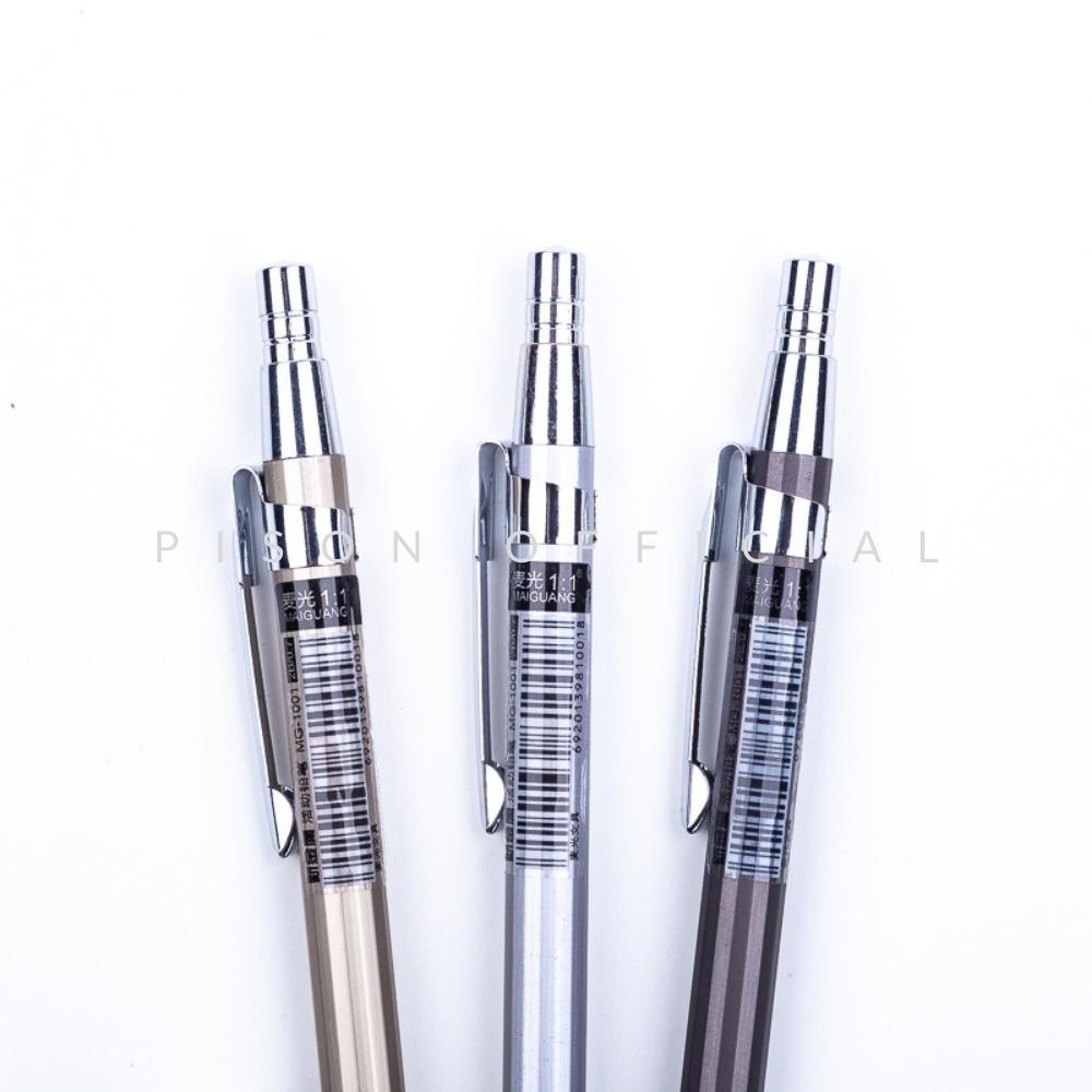 Bút chì bấm Inox Pison cao cấp, nhiều mẫu dễ thương – BC006 – 1 cái