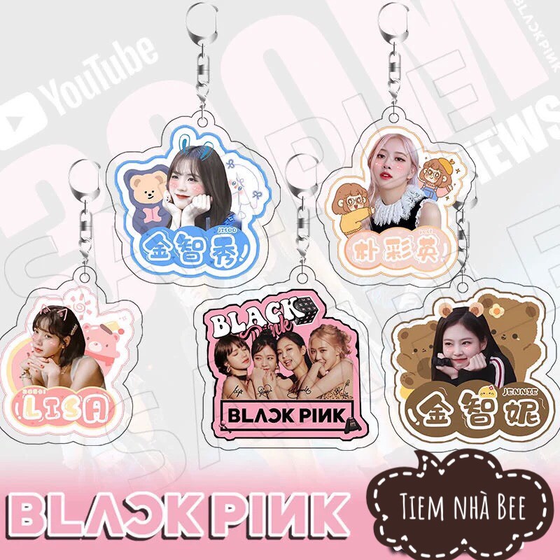 Móc khóa BLACKPINK Lisa Jennie Jisoo Rosé 14 mẫu │ Chất liệu acrylic hai mặt │ Xem thêm ở phần MÔ TẢ SẢN PHẨM