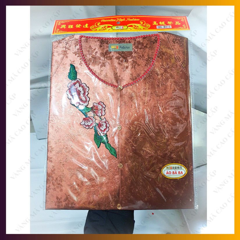 Áo Cánh Nữ, Áo Bà Ba Thêu Hoa, quần áo vàng mã giấy biếu bà loại đẹp tinh xảo - VM33