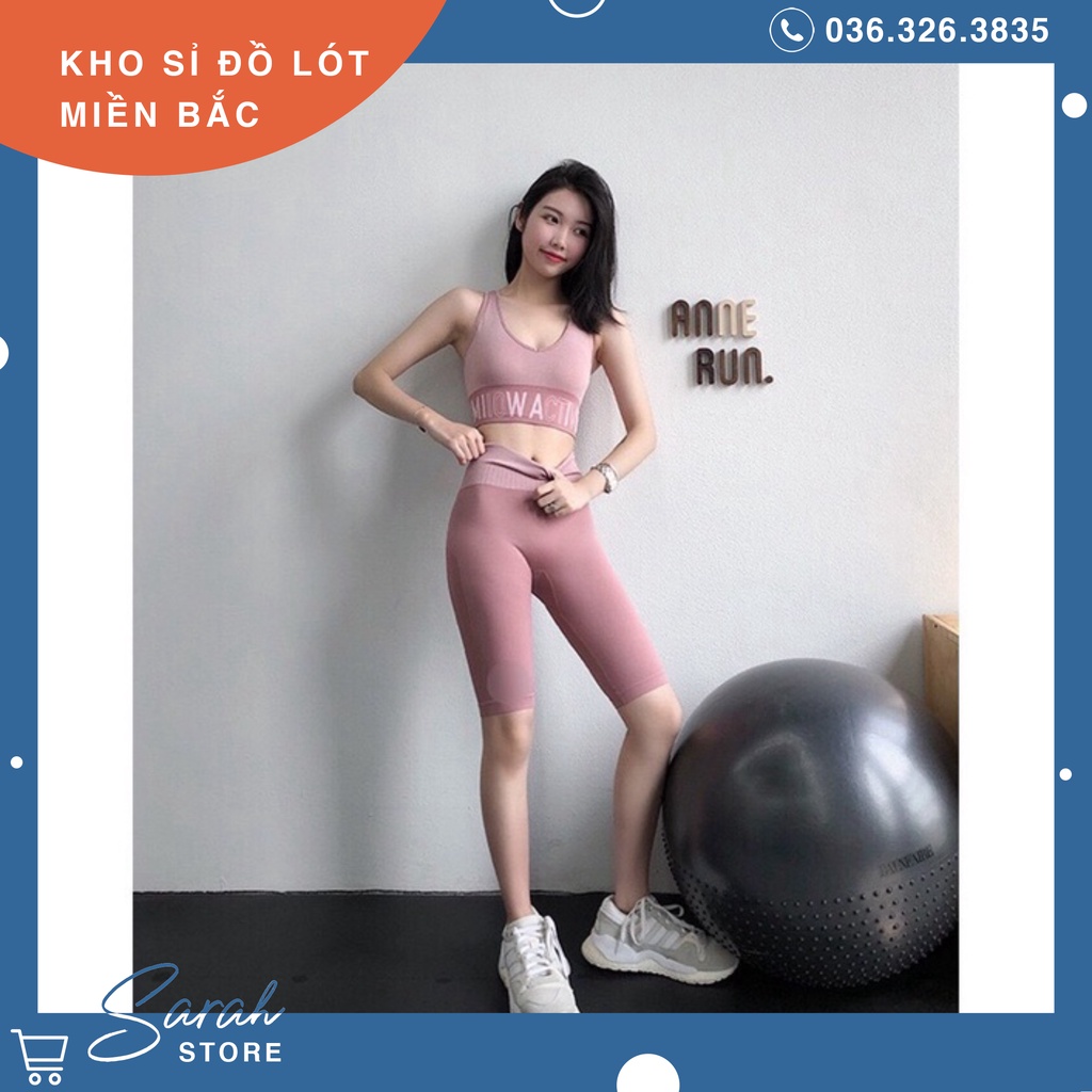 Quần tập ngố cao cấp Gym nữ cạp lưng cao, co giãn 4 chiều,dùng tập Yoga, Gym, Zumba, Aerobic Just KK