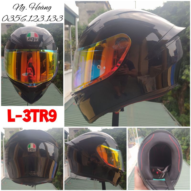 Mũ bảo hiểm Agv K1 Đen bóng Chính Hãng