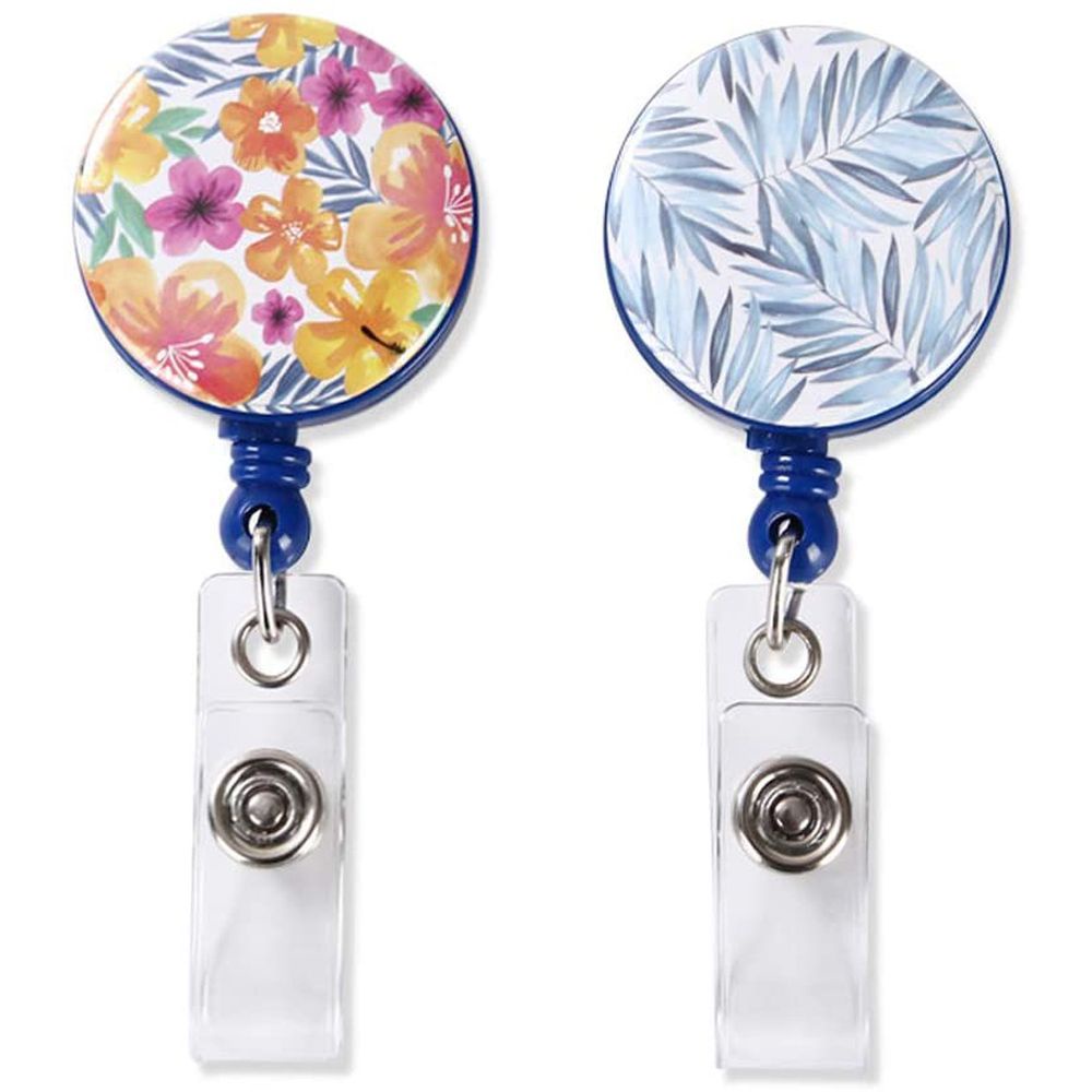 Kẹp gắn thẻ tên ID có thể co dãn cho y tá tùy chọn họa tiết