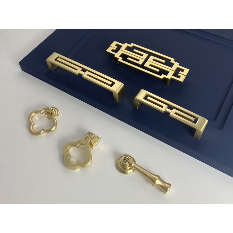 Tay nắm tủ bếp, tủ quần áo, tay năm tủ bảo hàng 24 tháng hàng luxury cao cấp màu vàng nhạt