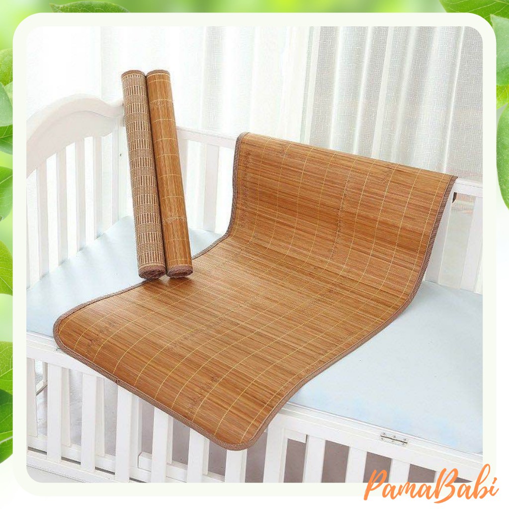 Chiếu tăm sợi tre Bamboo cho bé, chiếu nằm nôi cũi cho bé