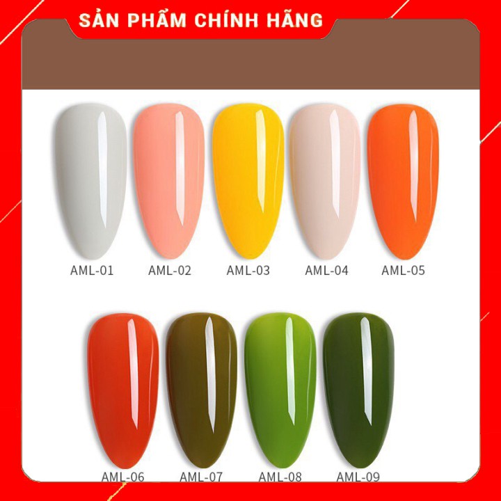 ( giá sỉ ) Sơn Gel AS chai đỏ mẫu mới Mã AML ( Cam Kết Chính Hãng _ chọn màu tự do hơn 2000 màu) ( Rẻ vô địch )