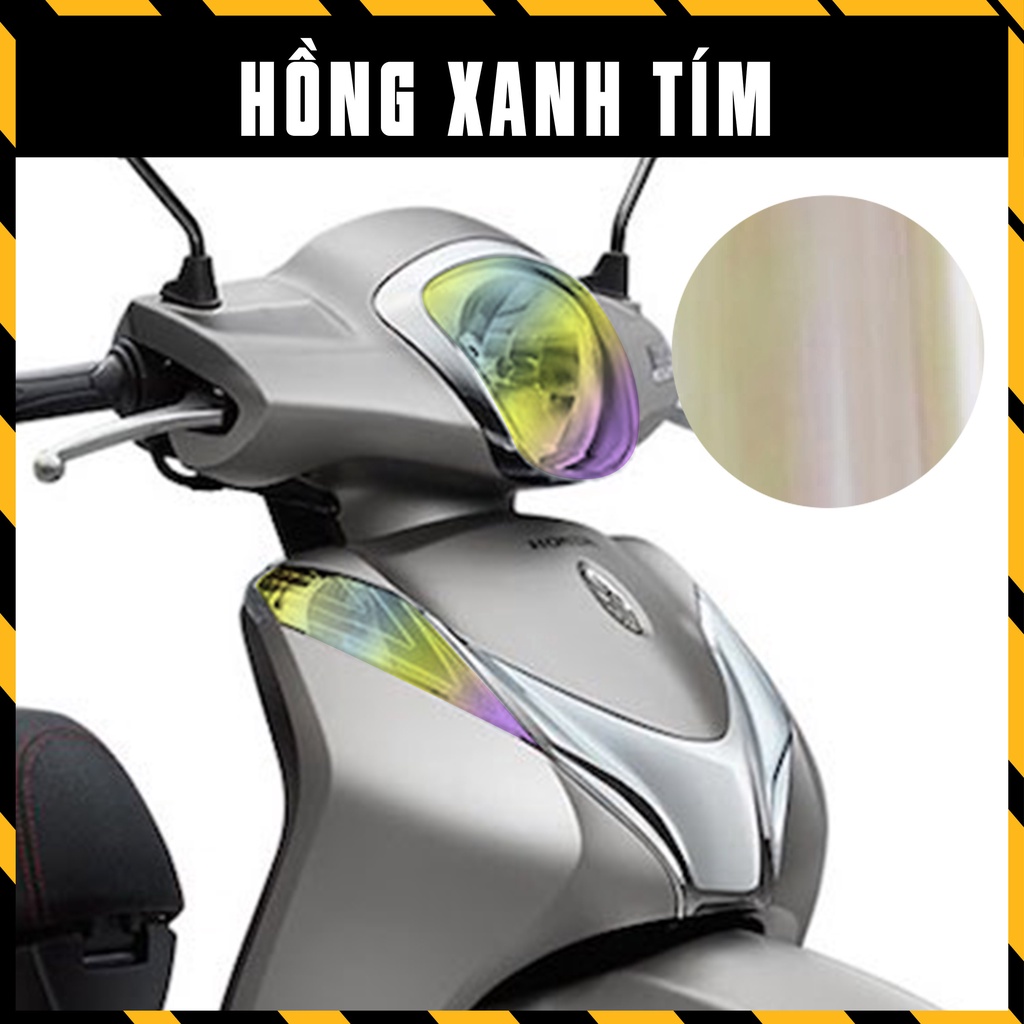 Film Dán Choá Đèn Titan Đổi Màu Xe SH Mode 2015 - 2019 | Tem Decal Dán Đèn Xe Đủ Màu Xanh, Tìm, Vàng, Hồng...