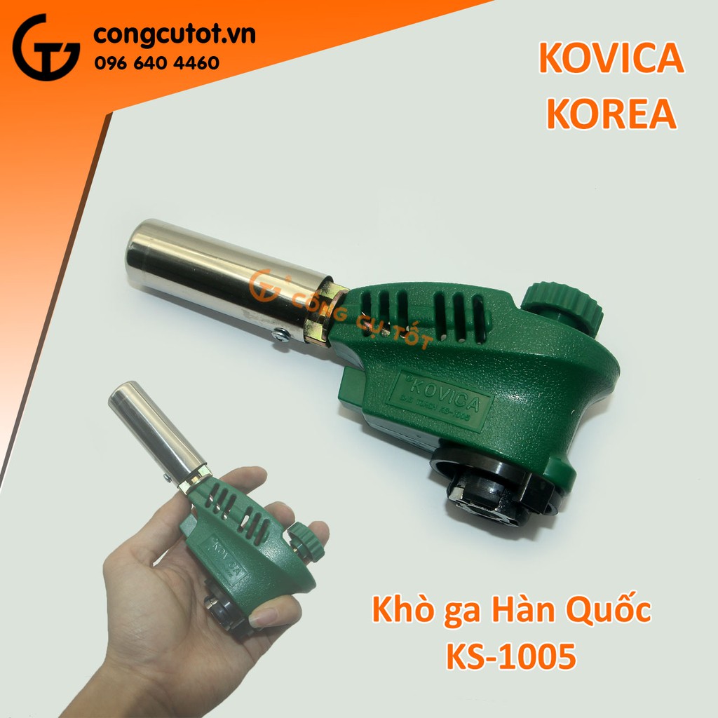 Khò ga KS-1005 đánh lửa tự động, có chế độ sấy