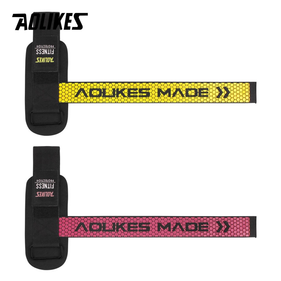 AOLIKES 1 Cặp Đai Quấn Cổ Tay Hỗ Trợ Nâng Tạ Chuyên Dụng