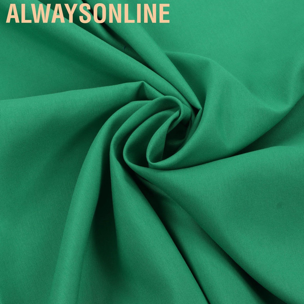 Alwaysonline Photographic Green Screen Cotton Polyester Perforated Background Cloth for Shooting