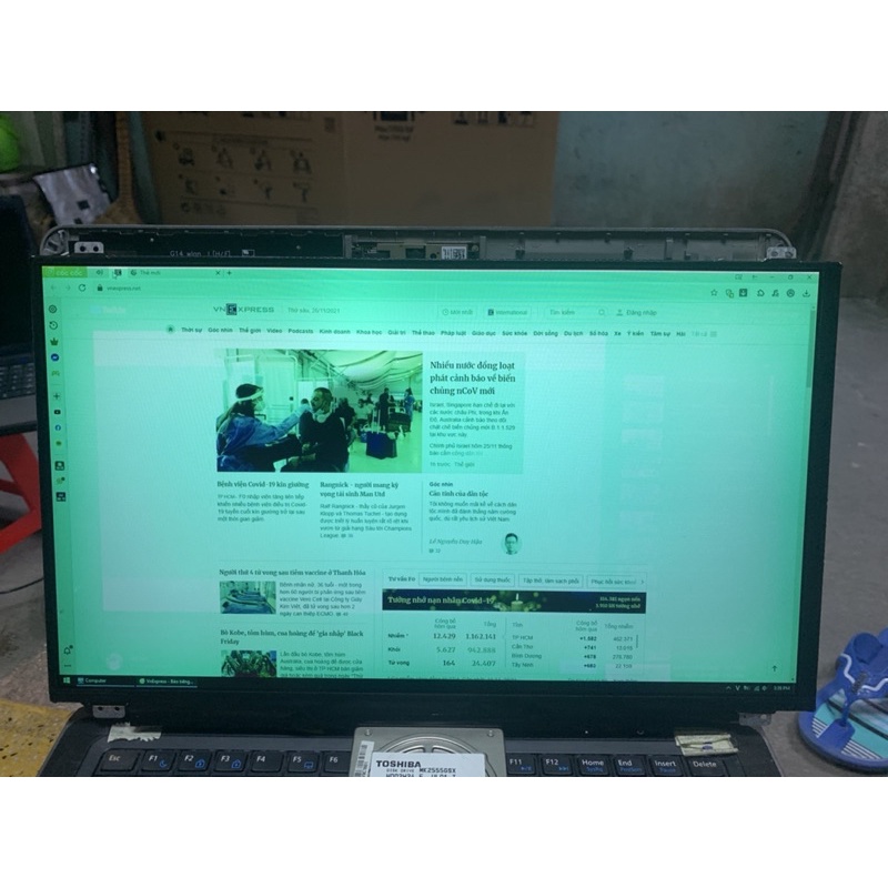 s4-2611 màn hình laptop 15.6 slim 30pin mỏng chữa cháy sọc