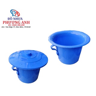 BÔ VỆ SINH NHỰA ĐẠI TRIỂN CÓ NẮP