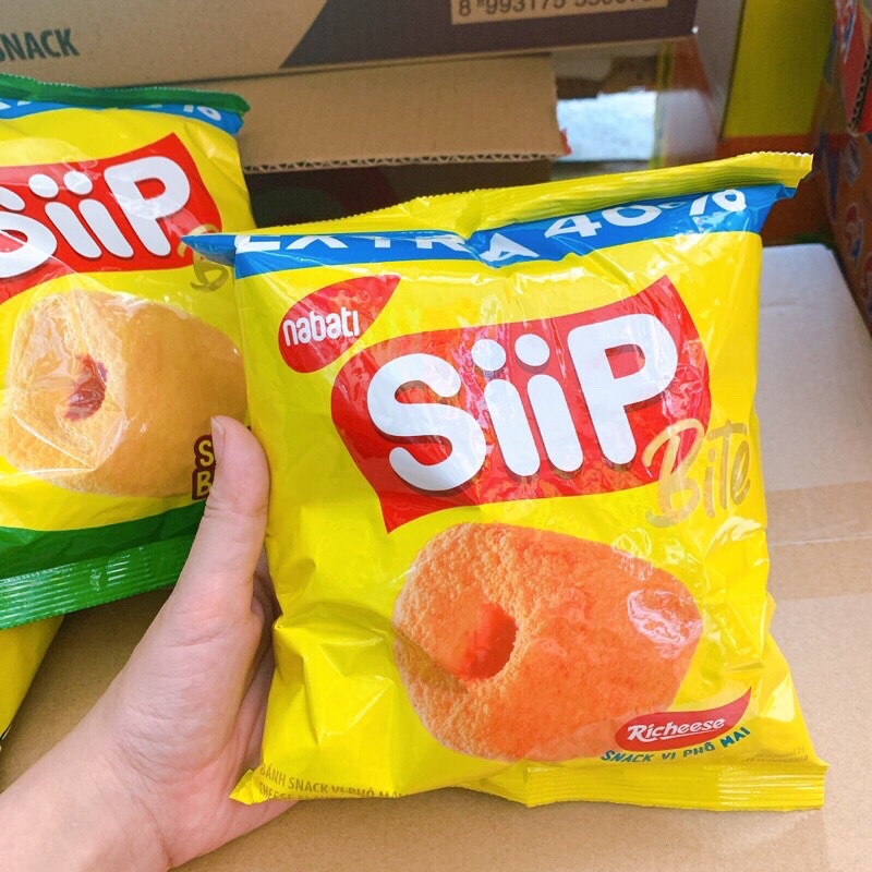 (3 Vị) Bánh Snack Nabati Siip Bite 40g (Socola , Phô mai, Bắp)