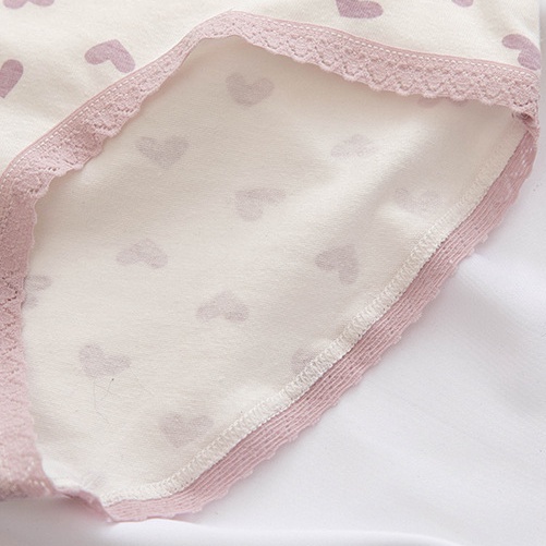 Quần lót nữ cao cấp - Quần lót cotton màu tím mộng mơ, siêu thoáng mát, co dãn VALICA L110