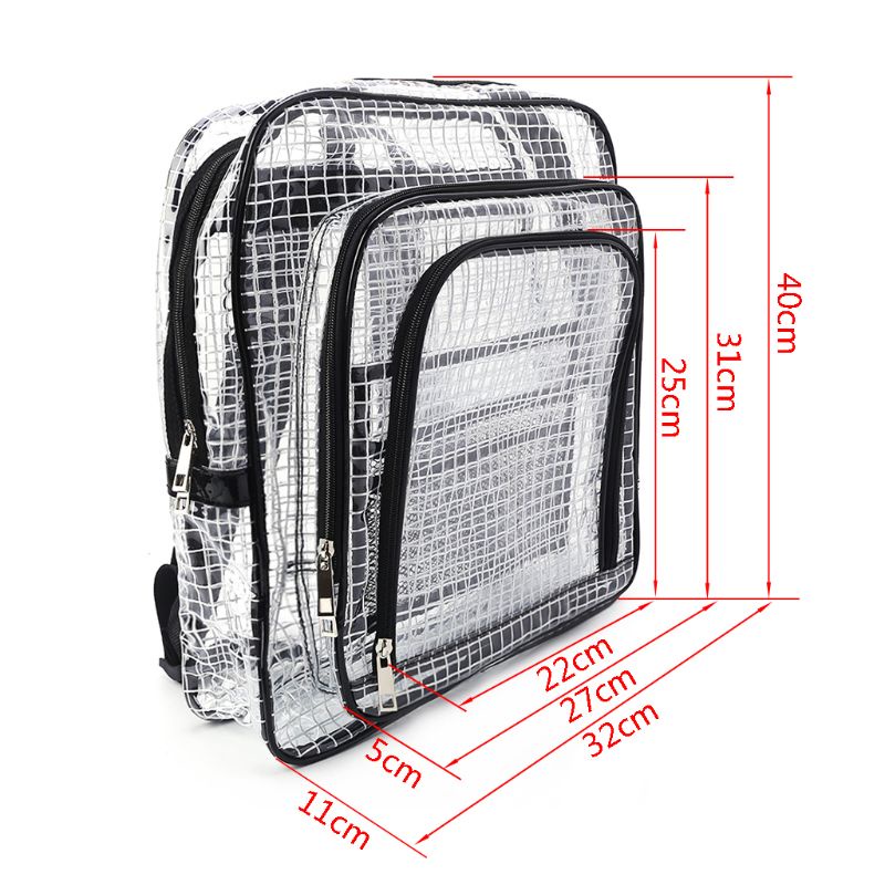 Ba Lô Du Lịch PVC Trong Suốt Chống Tĩnh Điện Unisex