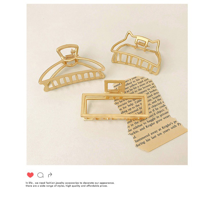 Bộ kẹp tóc càng cua thời trang Hàn Quốc dễ thương