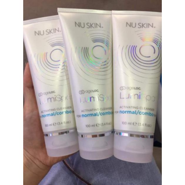 [ Rẻ Vô Địch ] Sữa rửa mặt LumiSpa NuSkin cho từng loại da (100ml) - Hàng Chính Hãng Nuskin