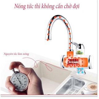 Mua Máy làm nước nóng tại vòi Máy nóng lạnh lắp đặt tại vòi cao cấp LOẠI DẠNG NGANG GẮN TƯỜNG chống giật  an toàn tuyệt đối