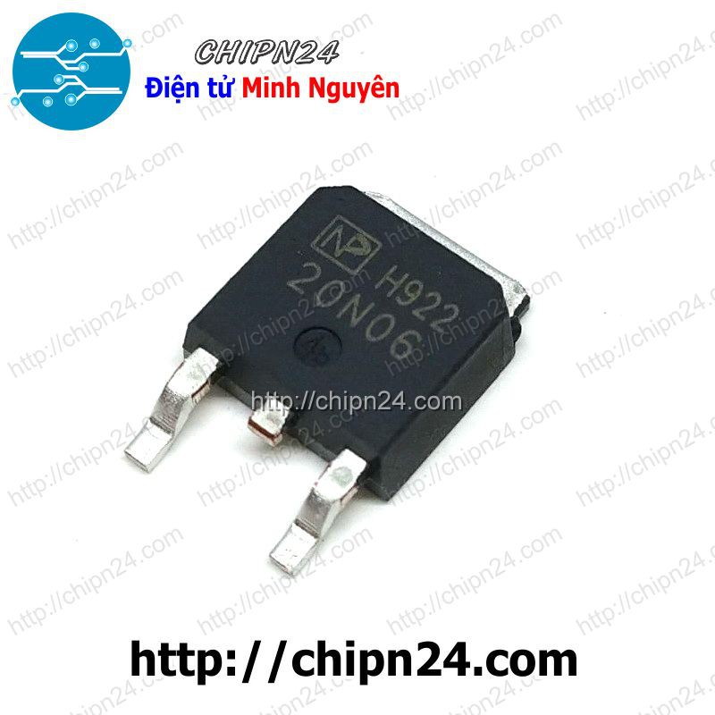 [1 CON] MOSFET Dán 20N06 TO-252 20A 60V Kênh N (SMD Dán) (NPD20N06 NPD 20N06)