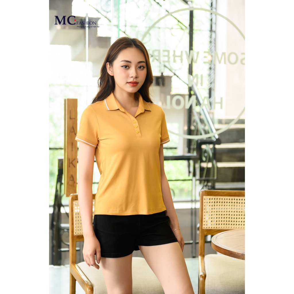 Áo thun polo nữ MC Fashion cơ bản thiết kế đẹp nhiều màu và thanh lịch A221