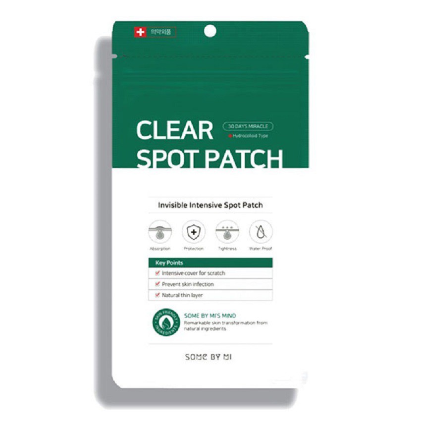 Miếng dán che mụn cấp tốc Some By Mi Clear Spot Patch 18 Miếng Auth Hàn Quốc | BigBuy360 - bigbuy360.vn