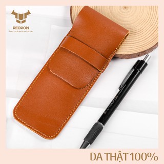 [DA THẬT] Túi Đựng Bút Da Bò Nhập Khẩu Cao Cấp P06 - Bảo Hành 3 Năm