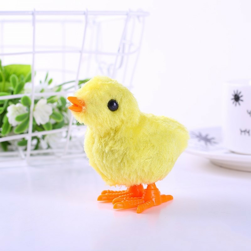 PVN17374 Đồ chơi gà con vặn cót - Gà nhảy dây cót vui nhộn T8