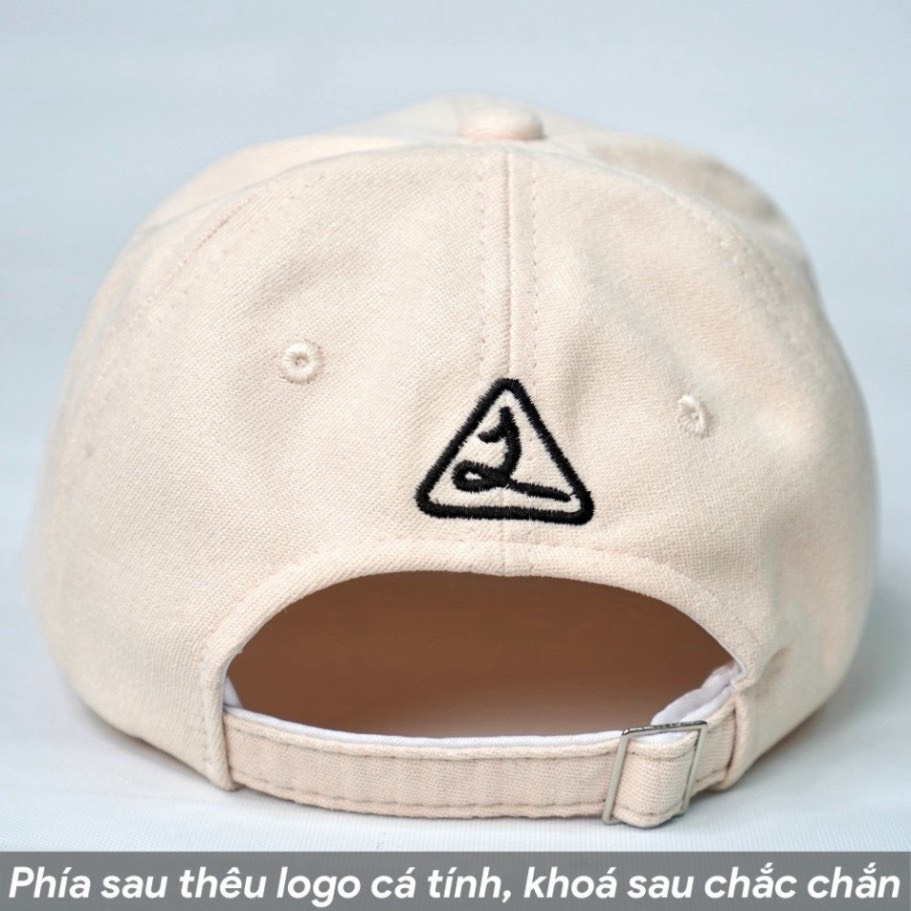 Mũ lưỡi trai nhung nón kết thêu chữ Memorie phong cách Ulzzang form unisex nam nữ cực hot